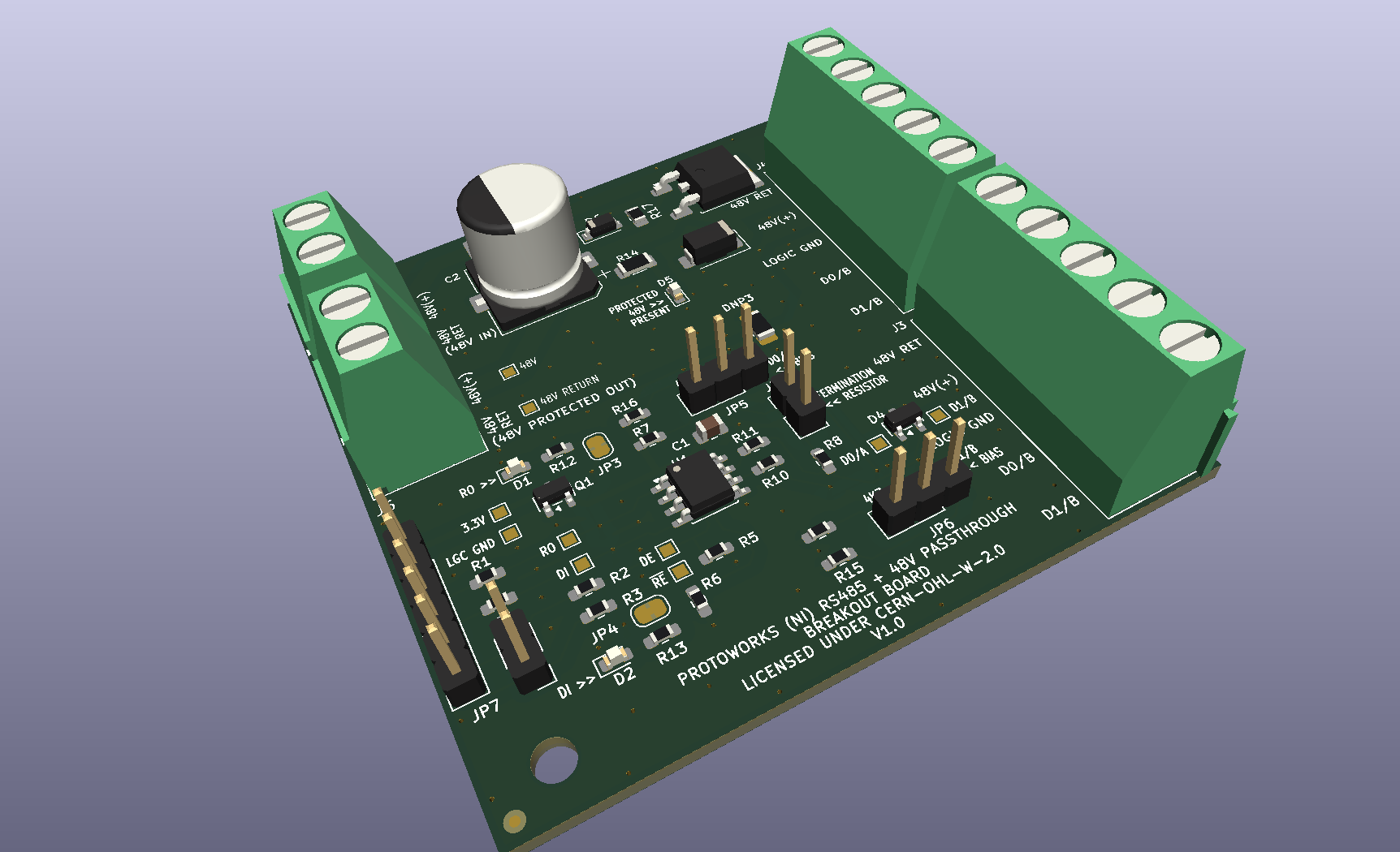 RS485 Building Block Board